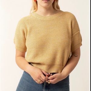 Kordal cotton short sleeve sweater